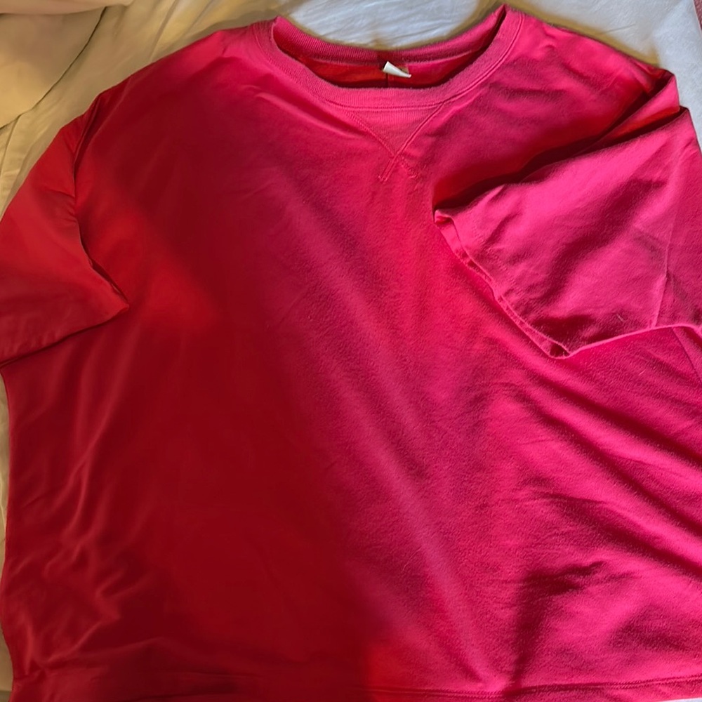 Sew In Love Pink Short Sleeve Tee